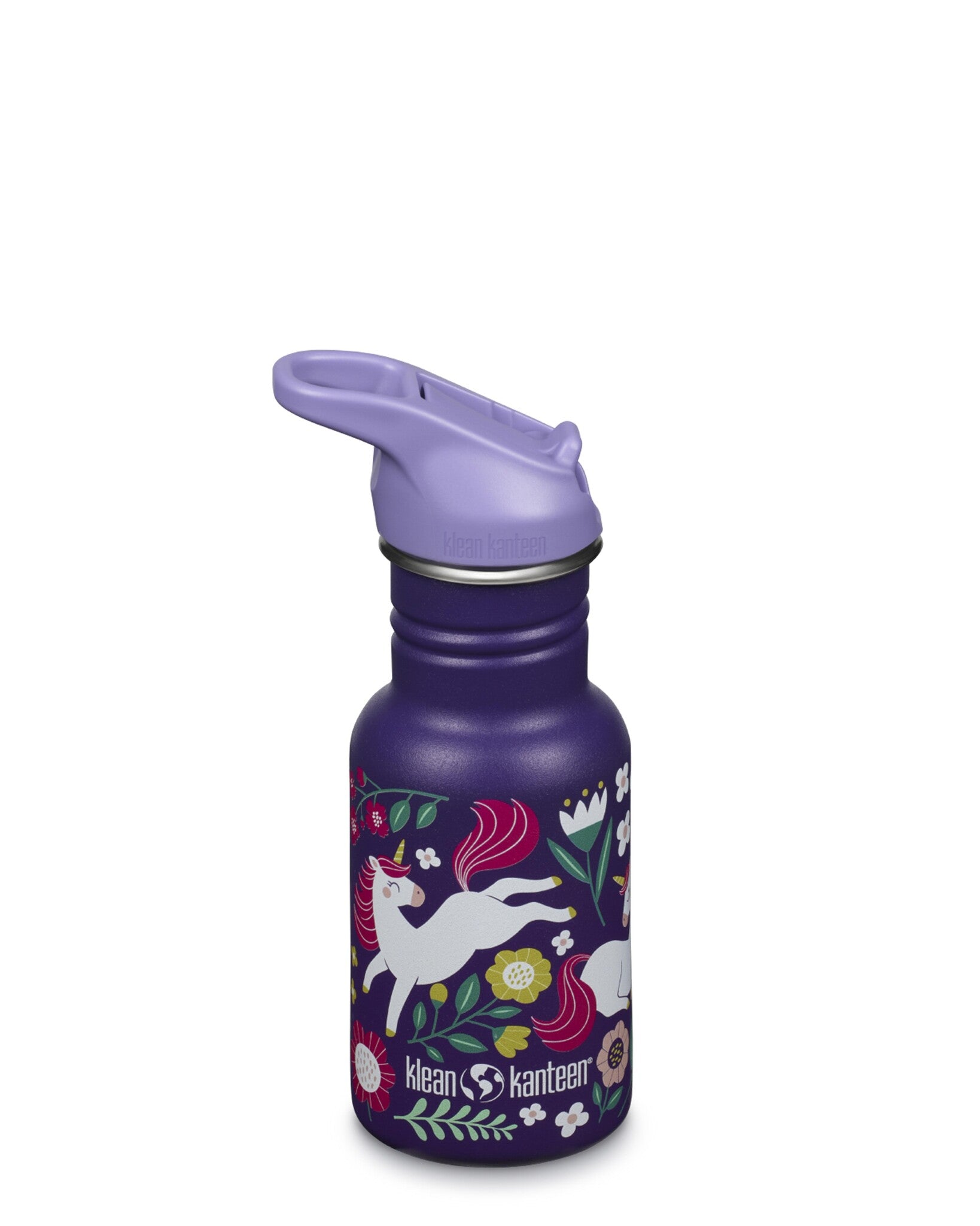 Klean Kanteen kid leaping unicorns flip