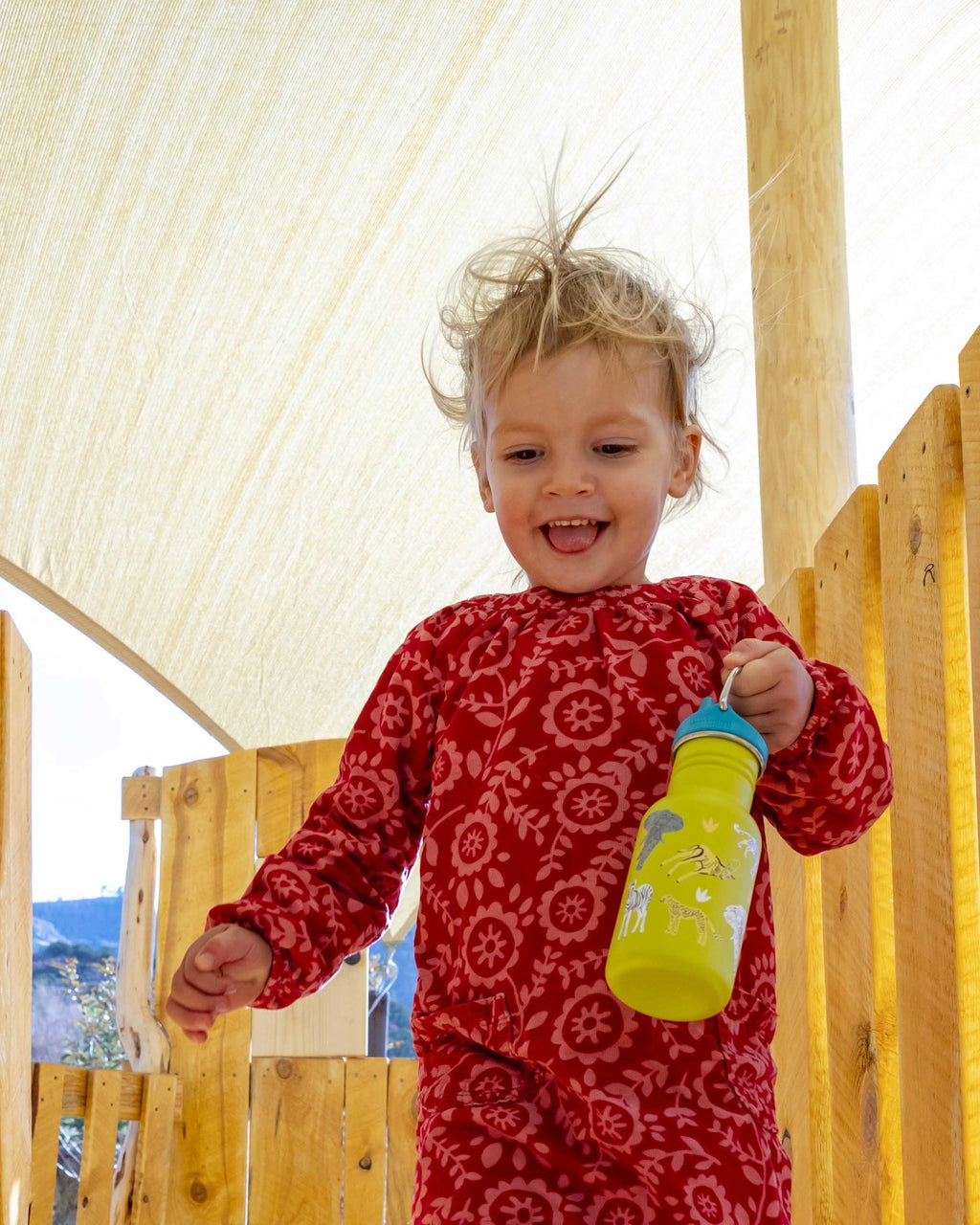 Klean Kanteen sippy cap fles safari dieren