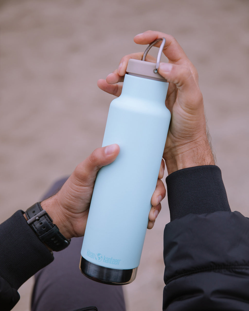 klean kanteen Thermosfles Classic 592 ml - lichtblauw 1008460 life 1