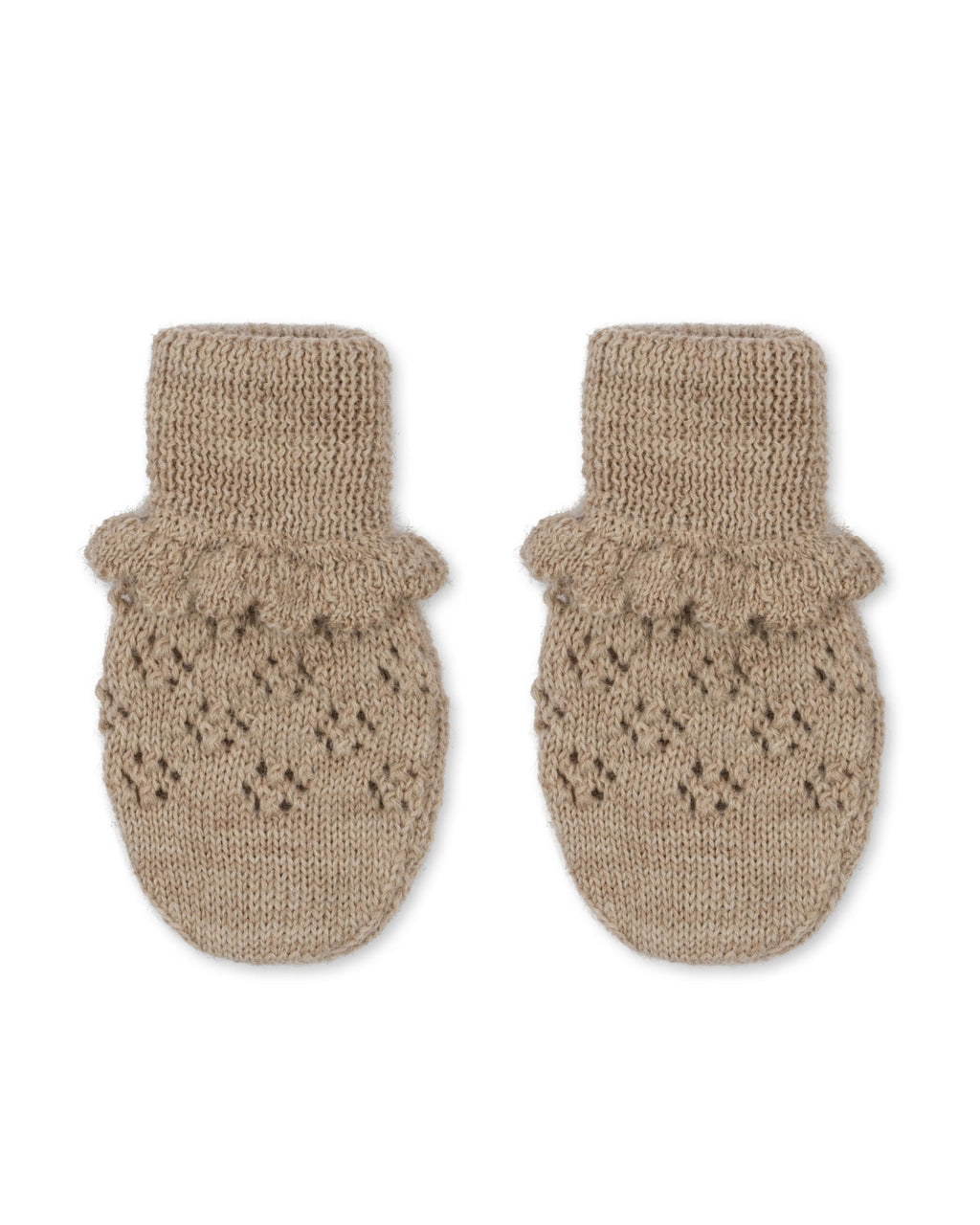 Konges Sløjd Wantjes tomama pointelle - beige 2