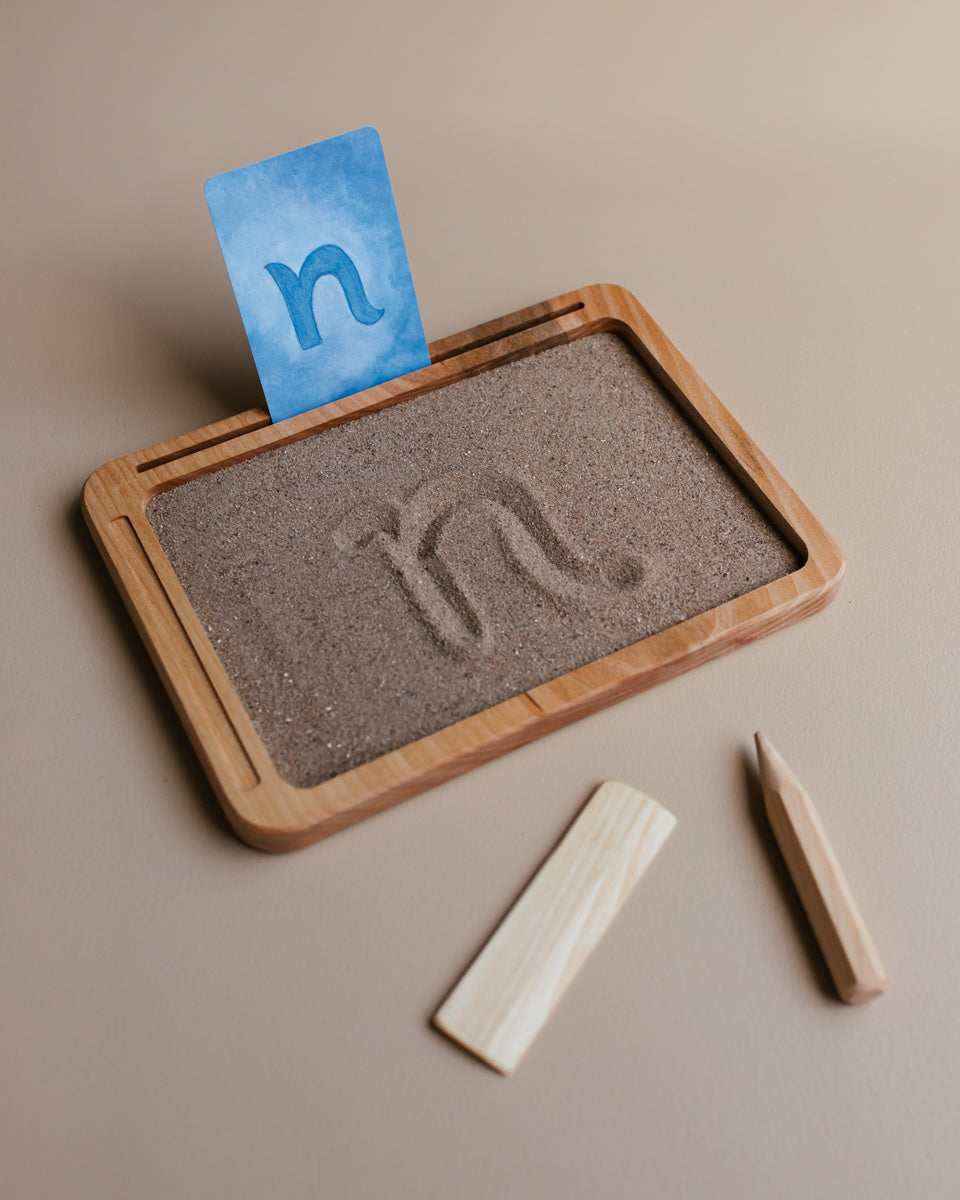 Learning letters sand