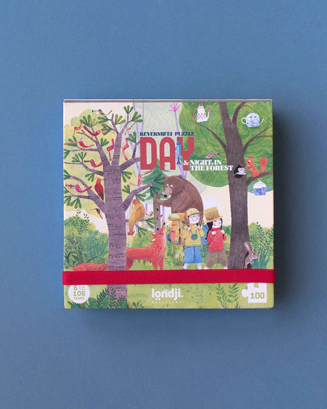 Londji-Puzzles-Night and day in the forest pocket puzzle 1