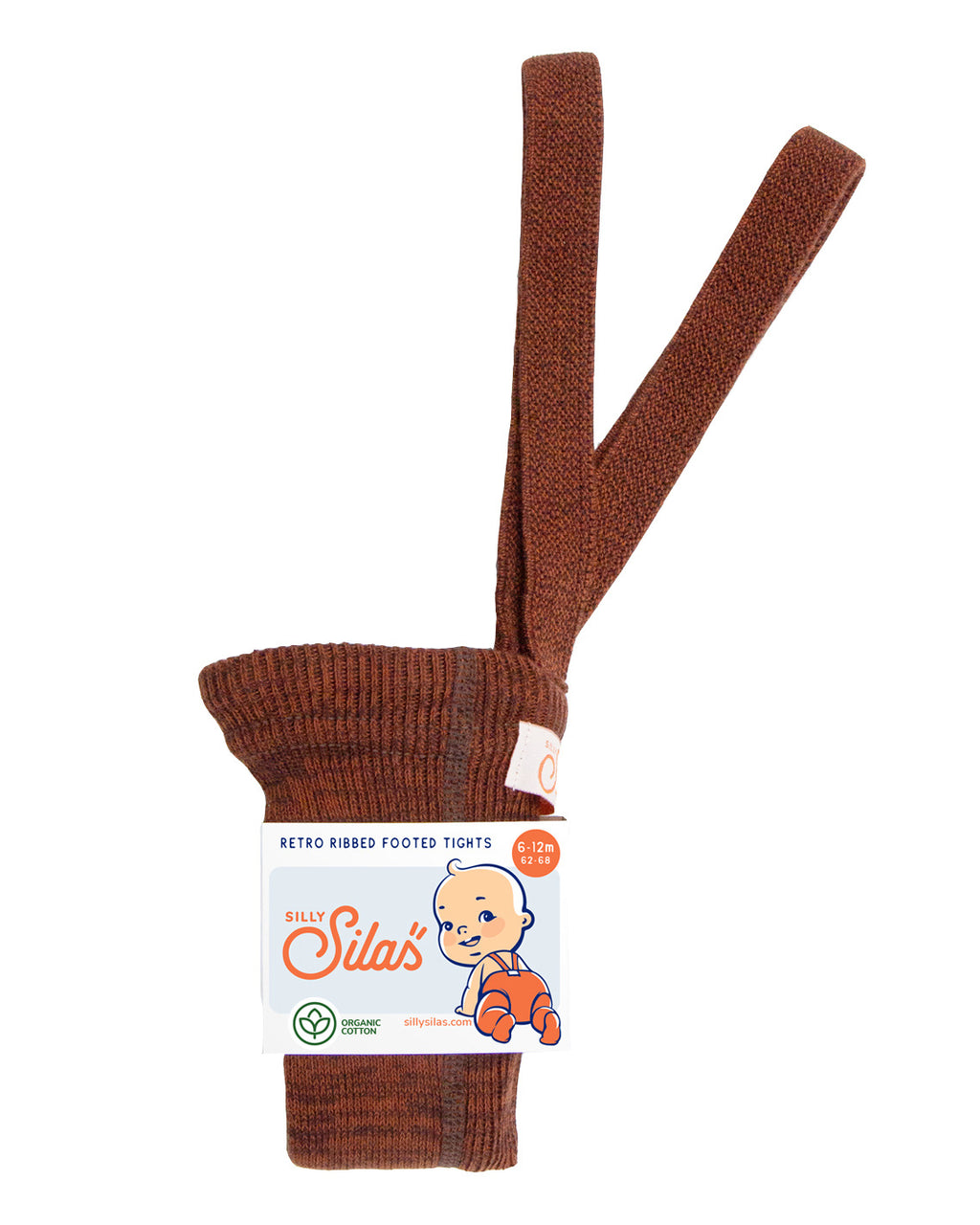 Maillot met bretels van katoen - spicy chai