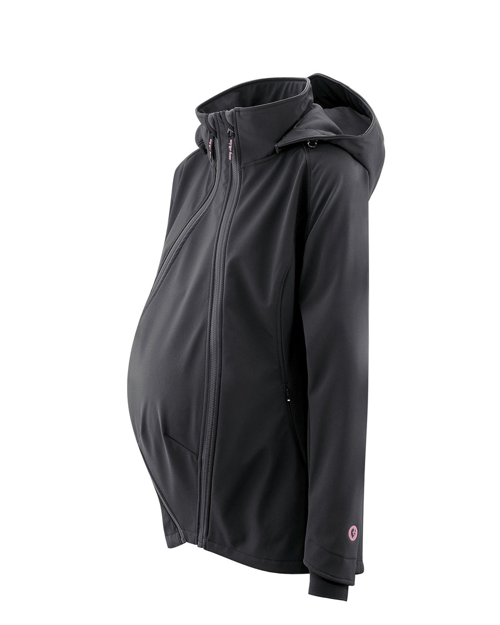 Mamalila draagjas softshell - zwart3