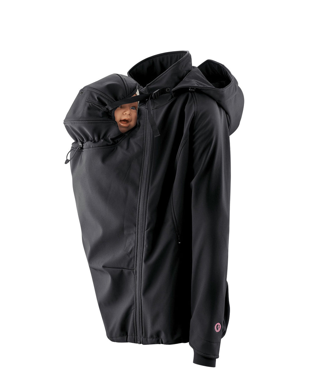Mamalila draagjas softshell - zwart4