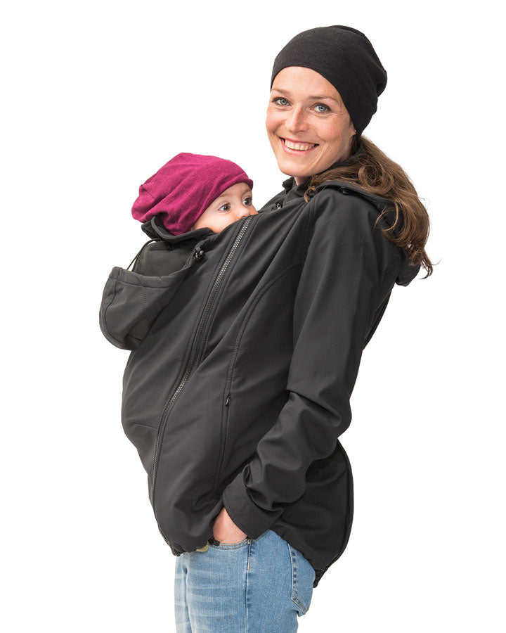 Mamalila-draagjas-softshell-zwart