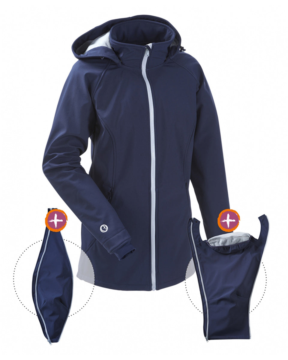 Mamalila Softshell jas Blauw 3
