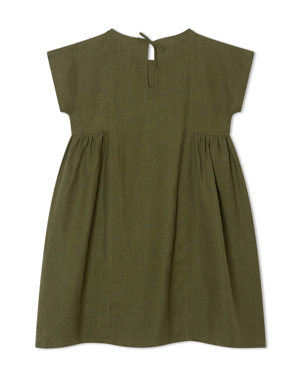 Matona-SS26-Flatlay-Kids-Box-Dress-olive-2