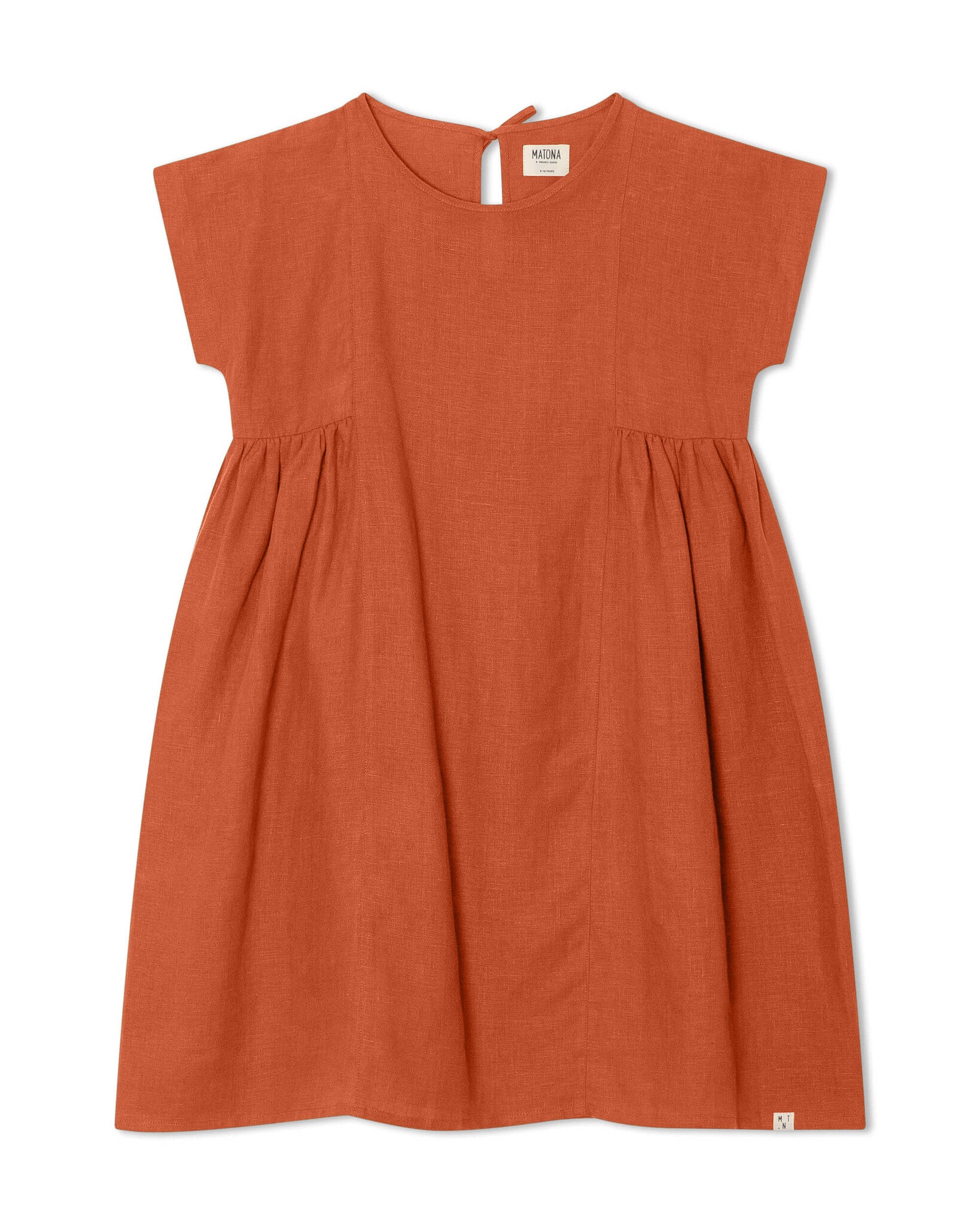 Matona-SS26-Flatlay-Kids-Box-Dress-rooibos-1