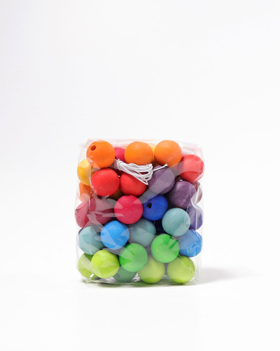 Medium houtkralen - regenboog