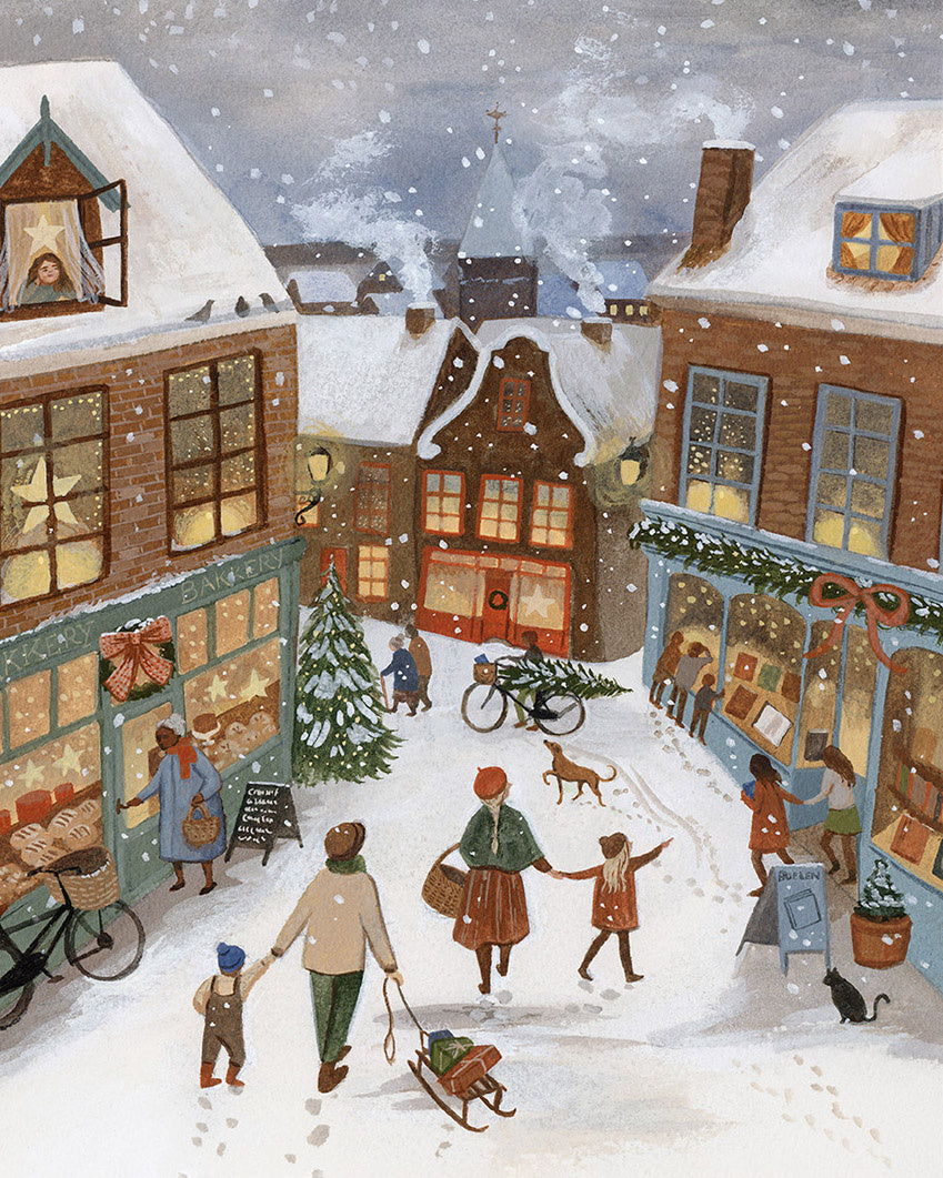 Merry Lane postcard enkel 1