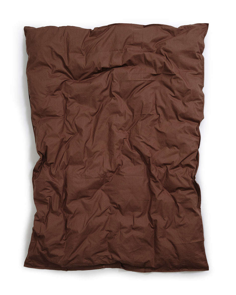 Midnatt Cortado brown sheets dekbedovertrek