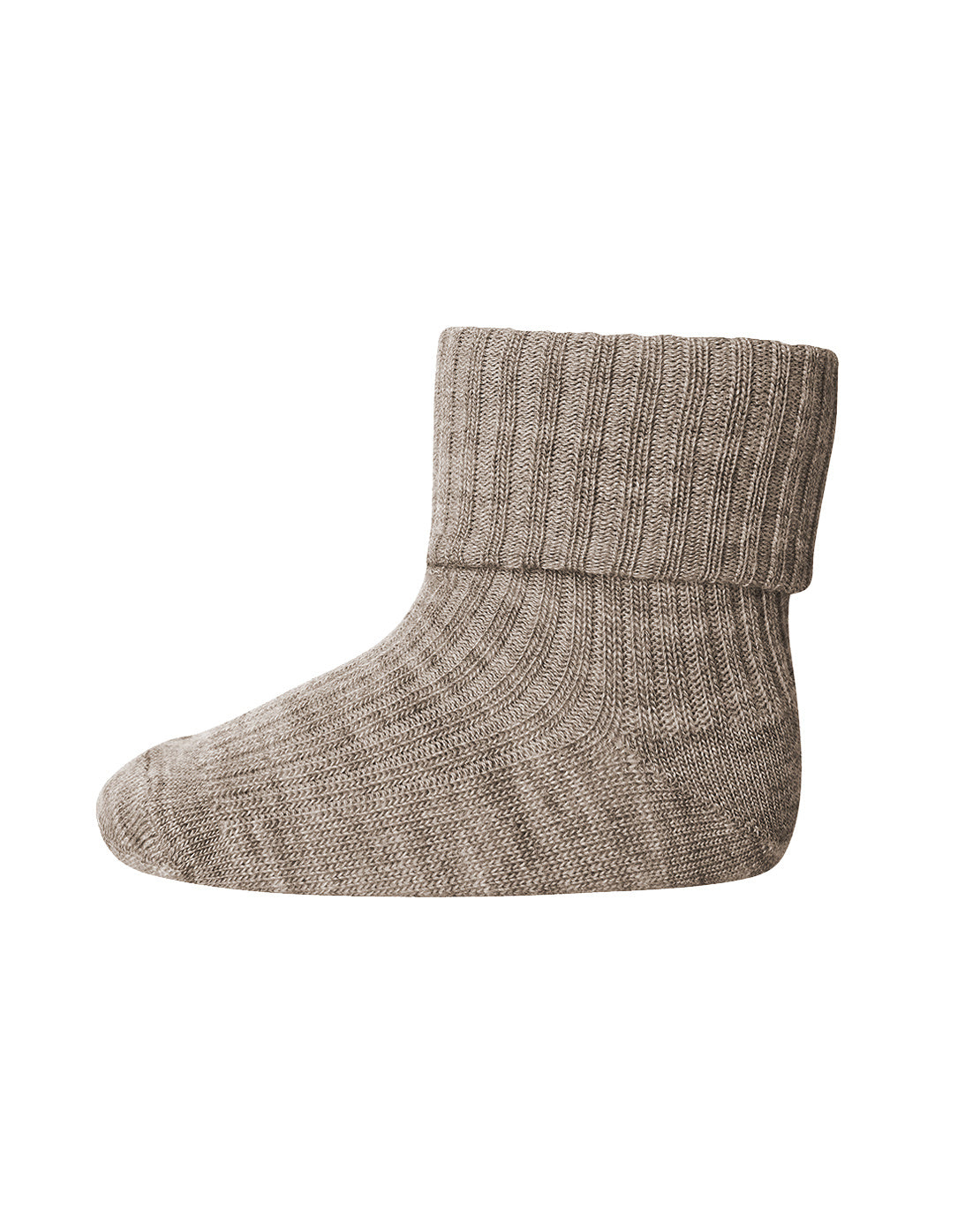 MP baby sokjes light brown melange 1