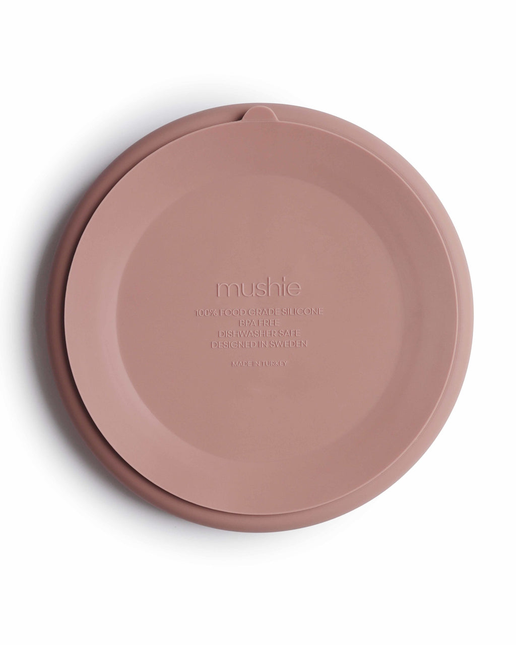 Mushie bord met vakjes blush