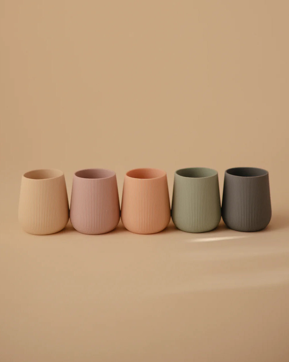 Mushie Cambridge Blue_Silicone Starter Cups_3