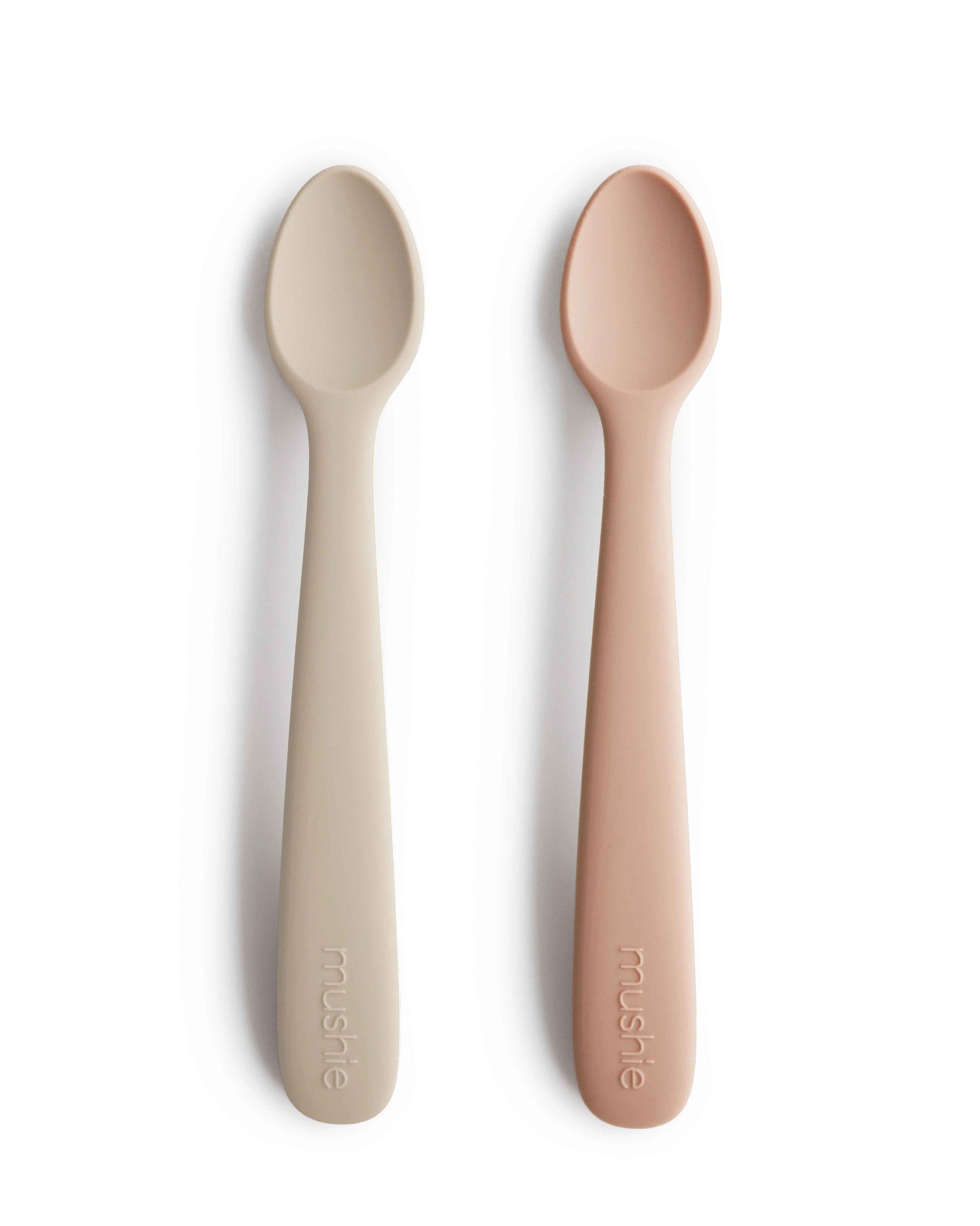 Mushie set van 2 lepels shiftingsand_blush_