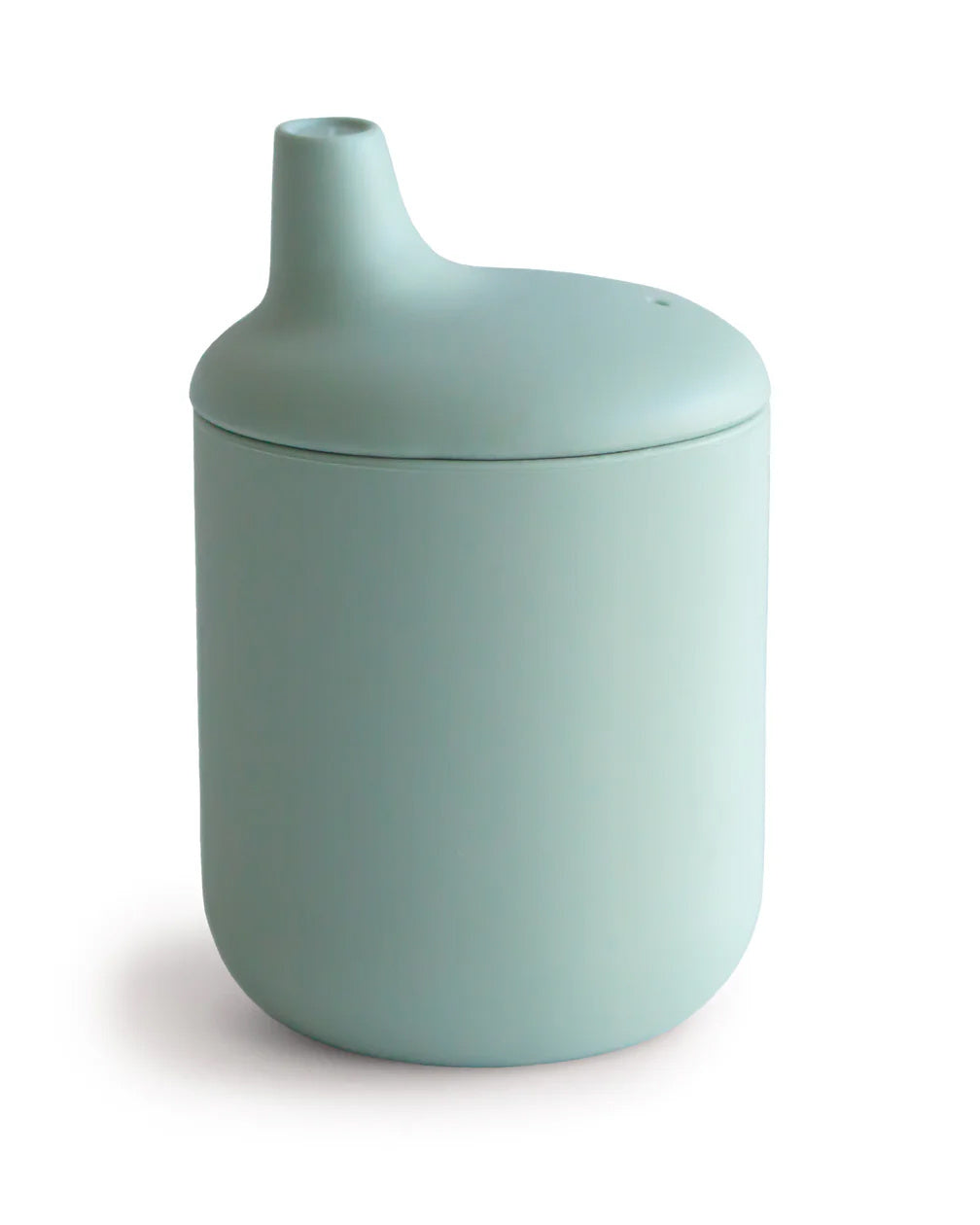 Mushie Silicone SippyCup_CambridgeBlue