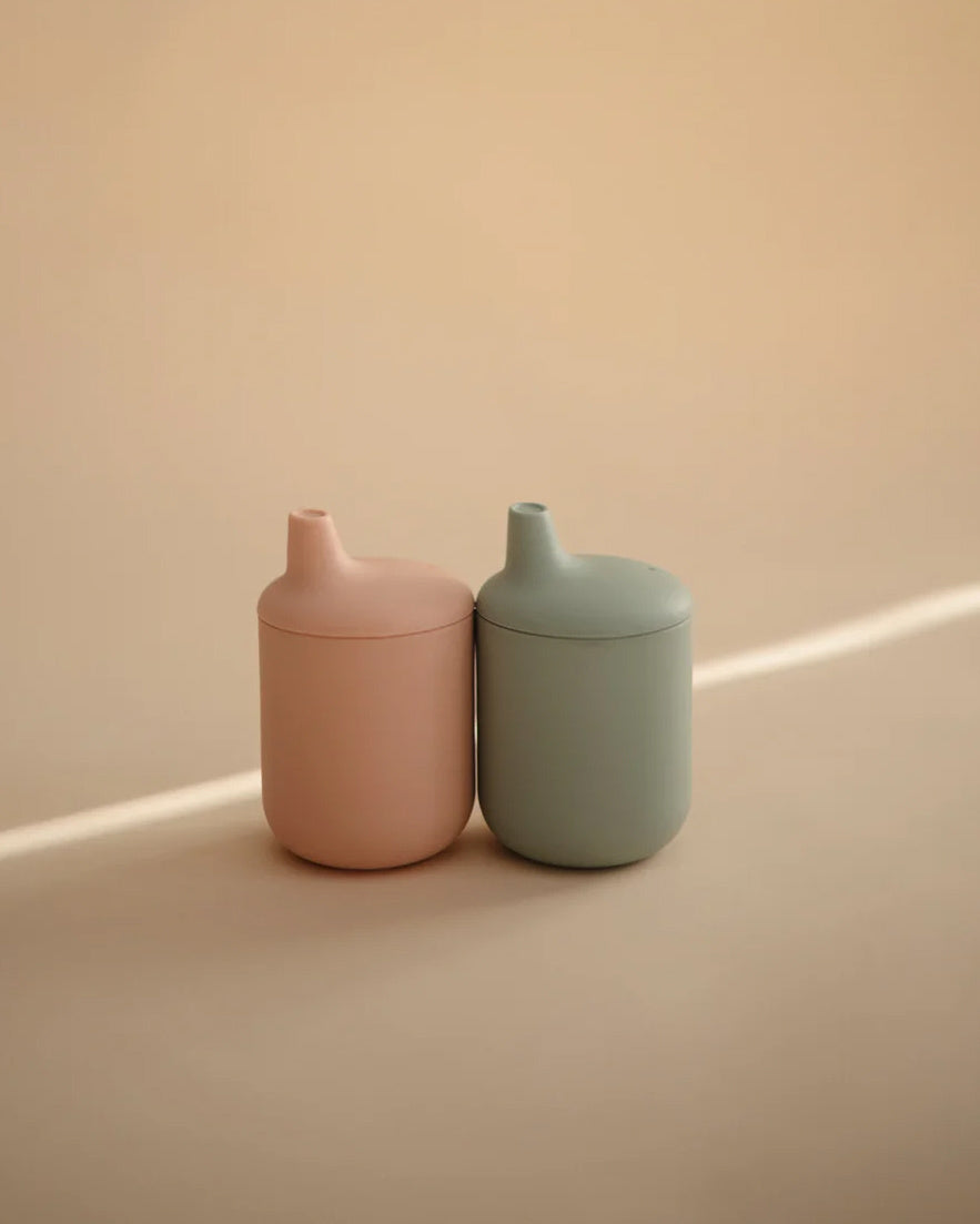 Mushie Sippy cups baby