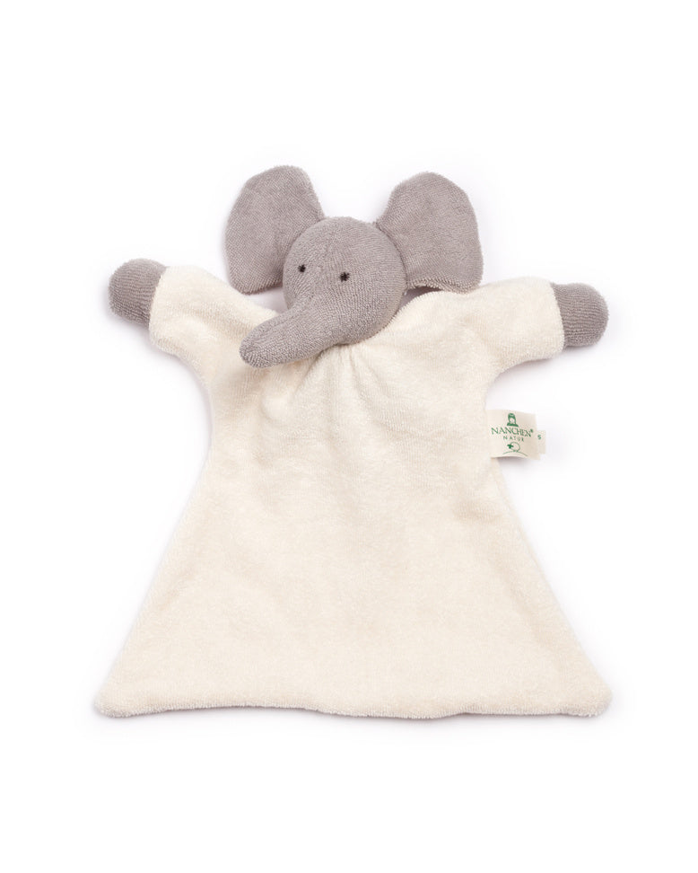 Nanchen Natur Nuckel knuffeldoekje - olifant