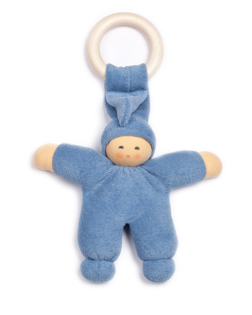 nanchen natur Pimpel met ring - blauw