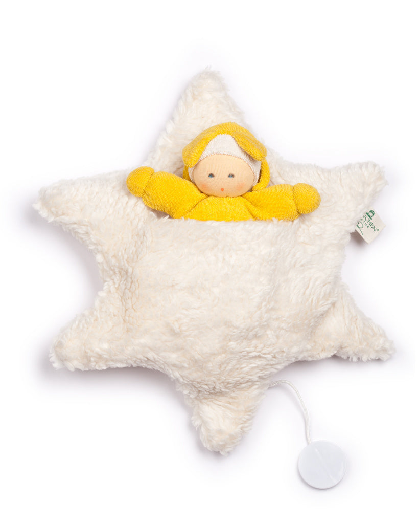 Nanchen Natur sterrenbed muziekdoosje met popje 542406