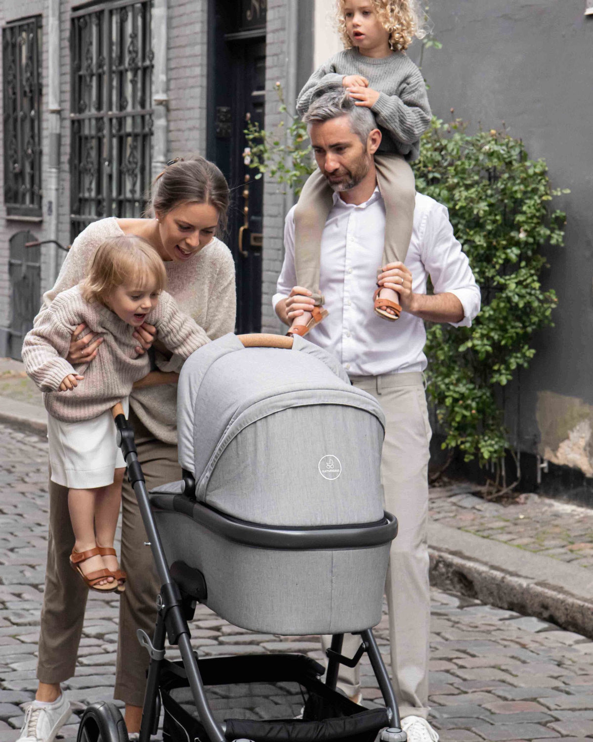 Naturkind lux kinderwagen grijs0
