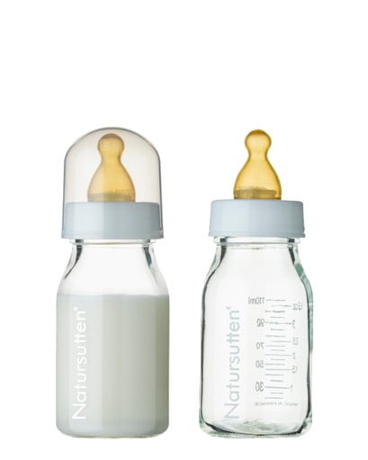Natursutten glazen babyflessen 110ml