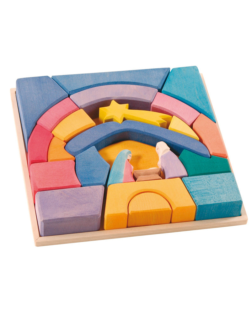 Rainbow building set - horse farm