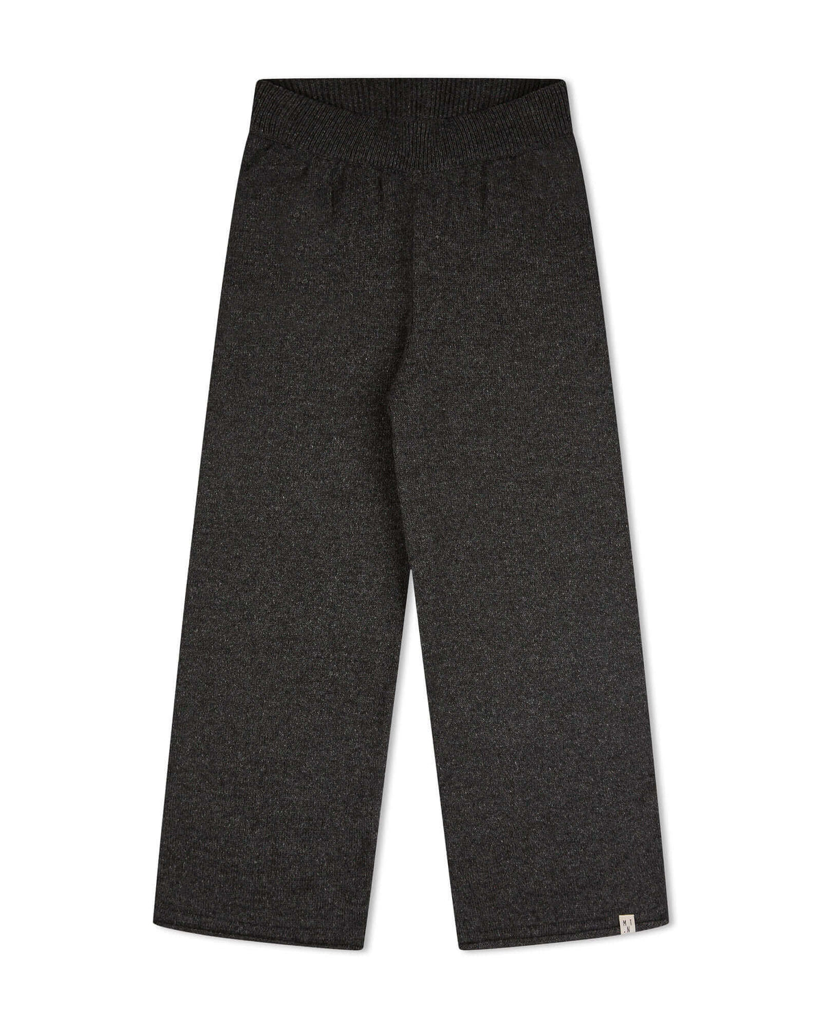women's knitted culotte - charcoal