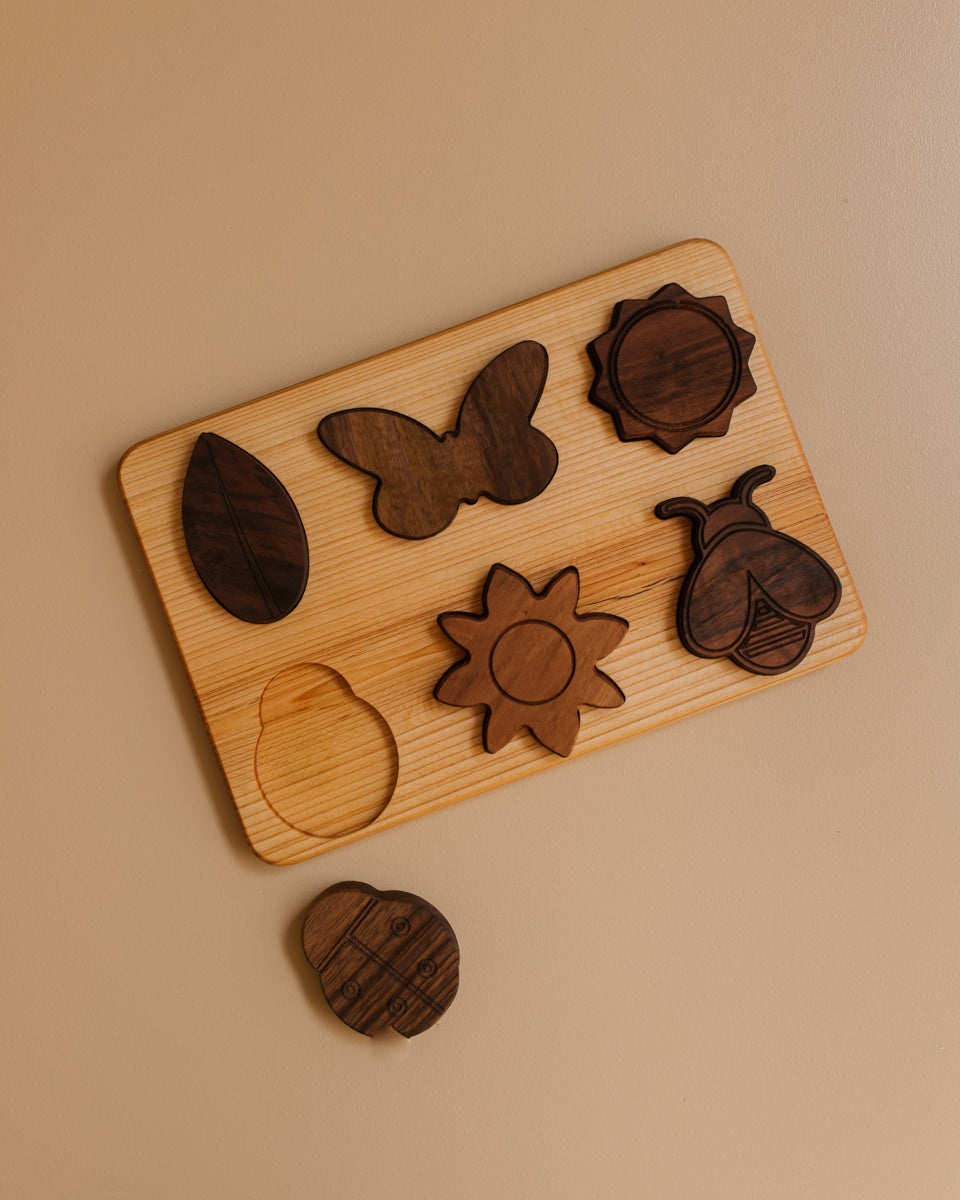 Oyuncak dierenpuzzle vormen
