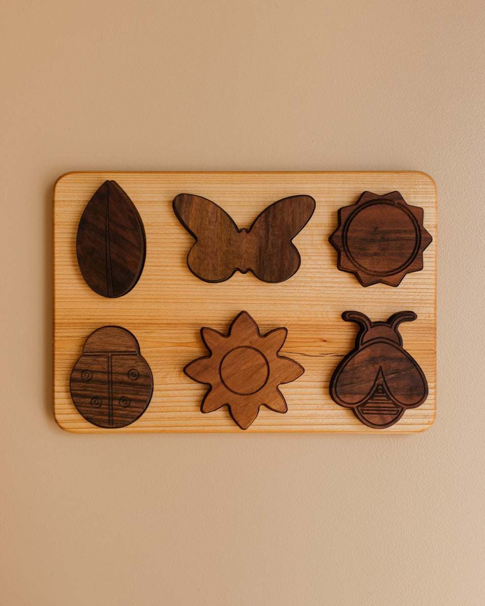 Oyuncak dierenvormen puzzle