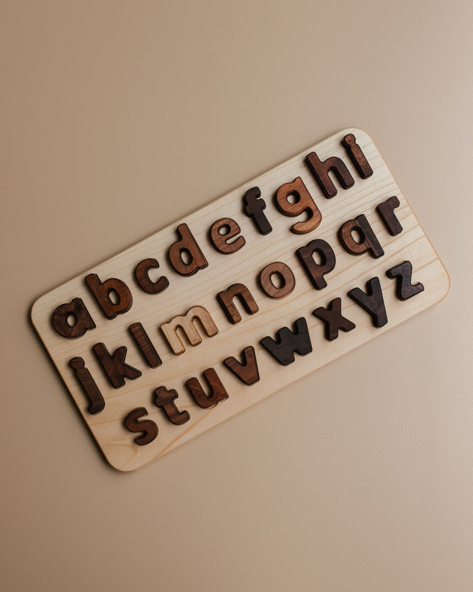 Oyuncak puzzle alpabhet small lettes
