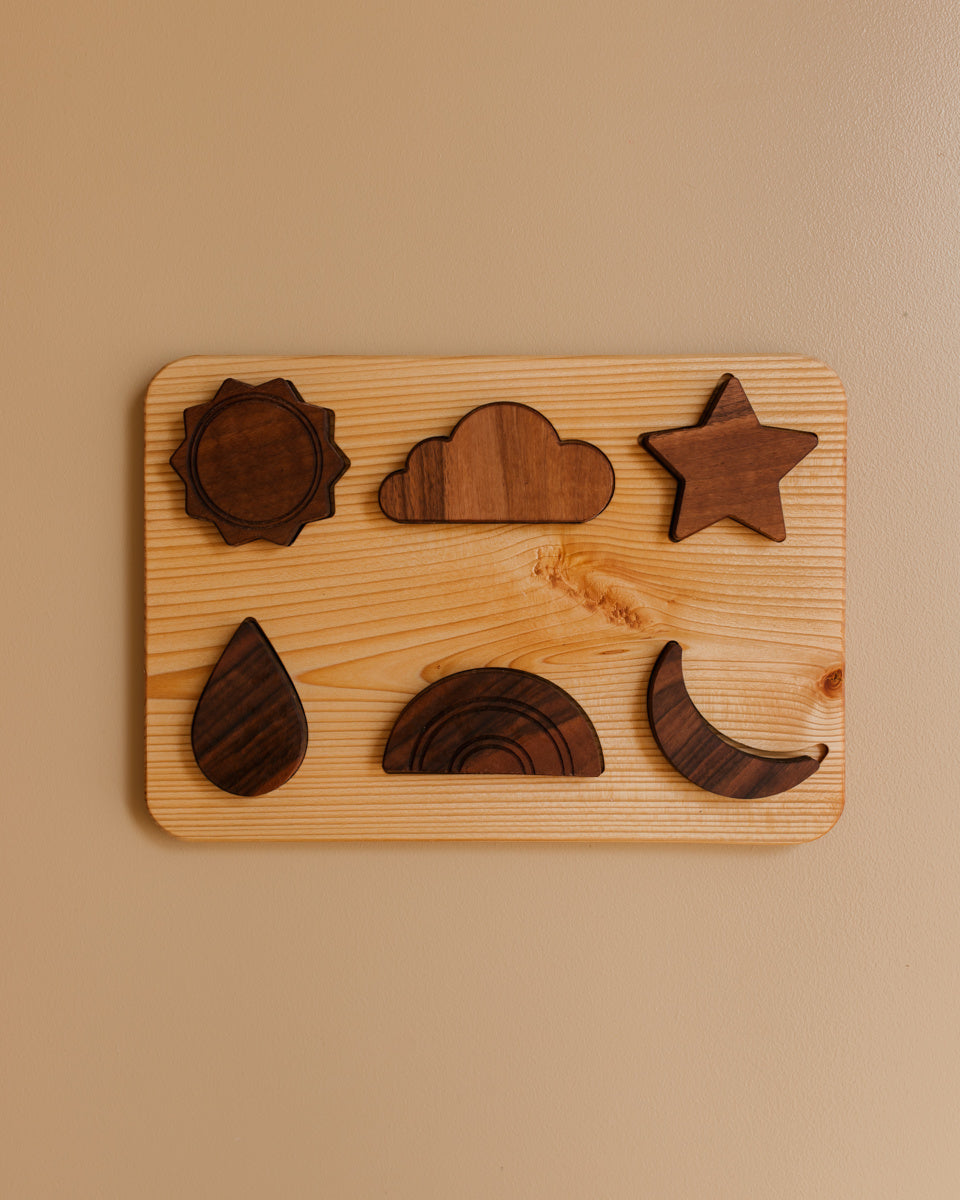 Oyuncak weer vormen puzzle