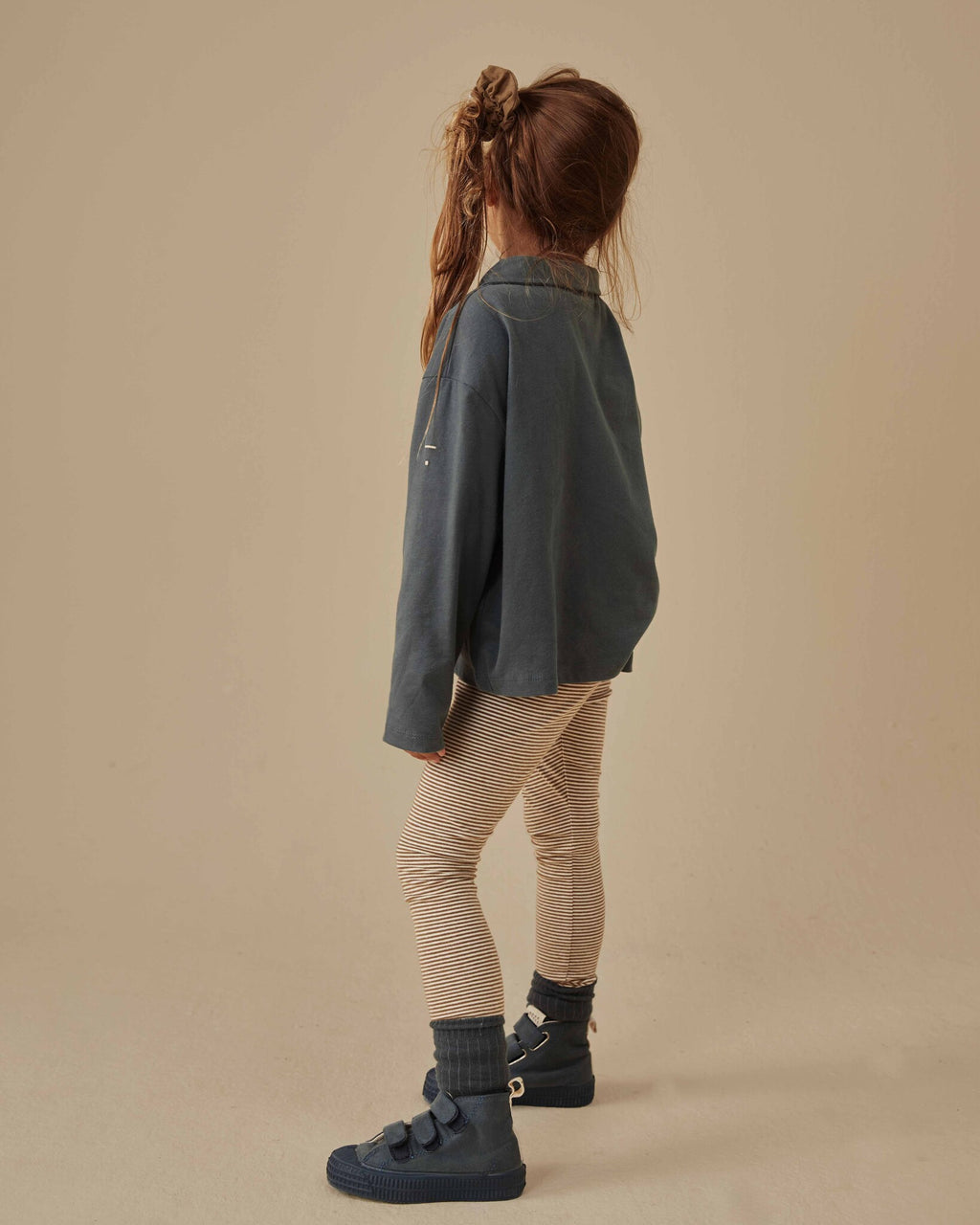 Poloshirt longsleeve - blue grey-5