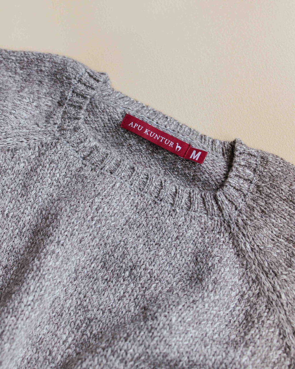 pullover ella van alpaca wol - grijs-3