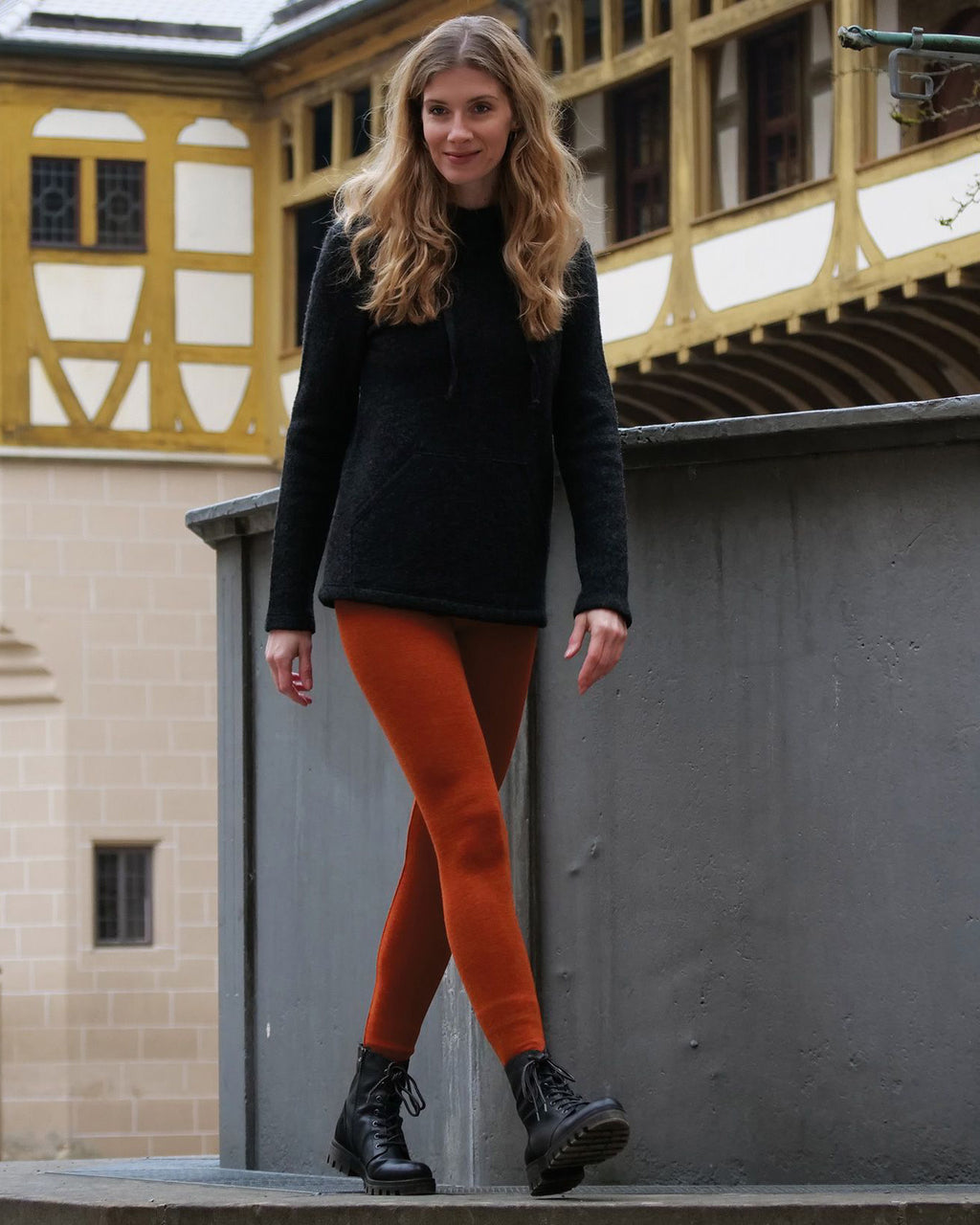Reiff Dames legging van wol - terra 2