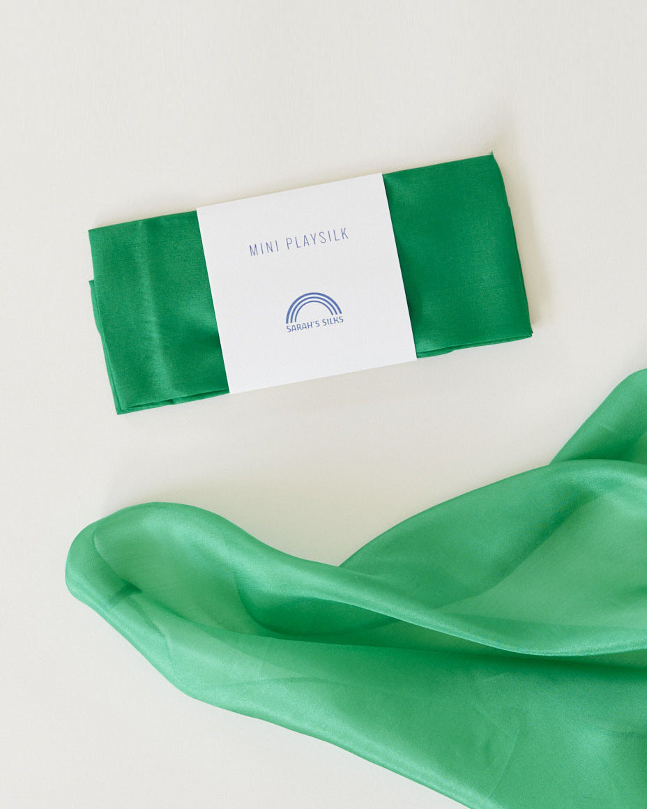 Sarah's Silks Mini Playsilks emerald