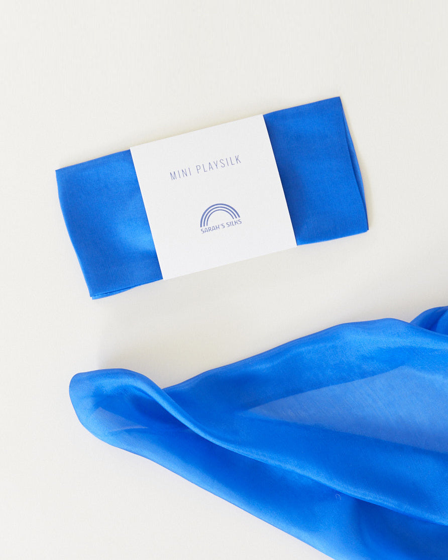 Sarah's Silks Mini Playsilks royal blue