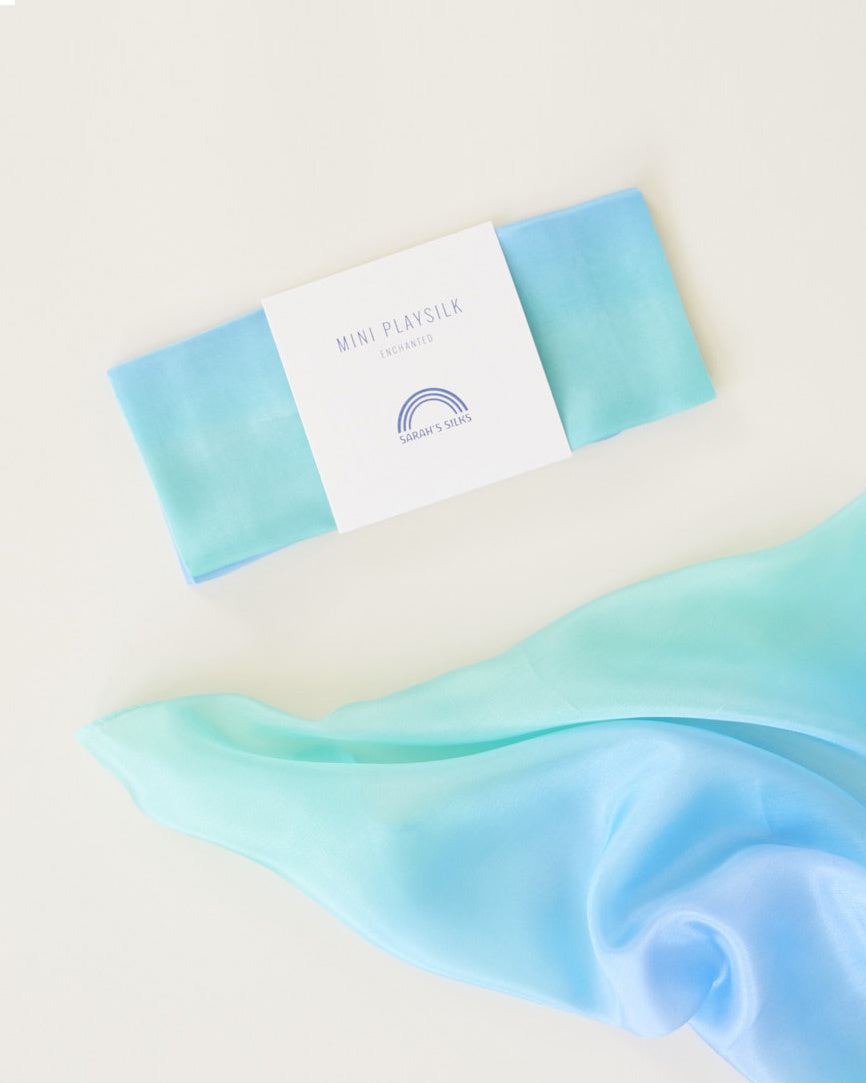 Sarah's Silks Mini Playsilks sea