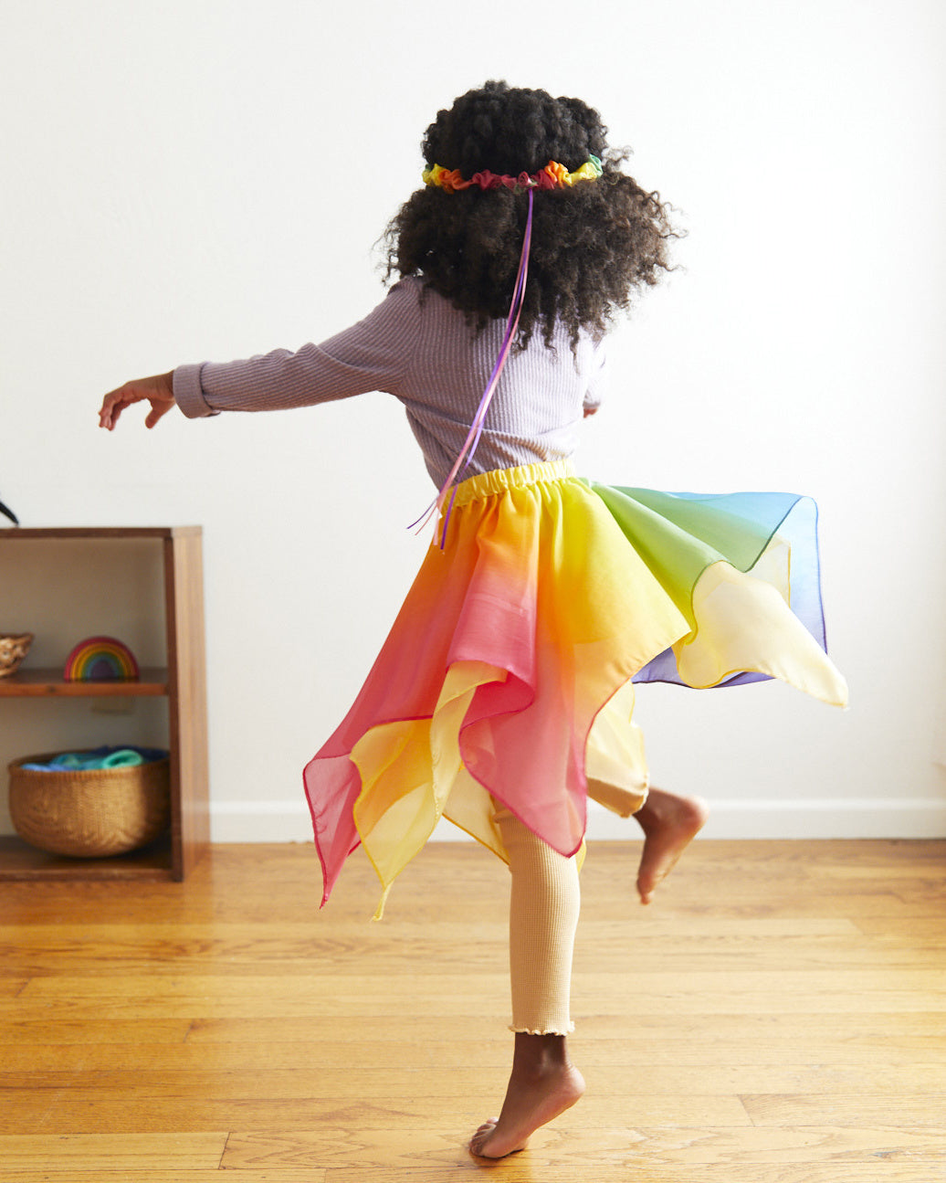 Sarah's Silks rok regenboog_2