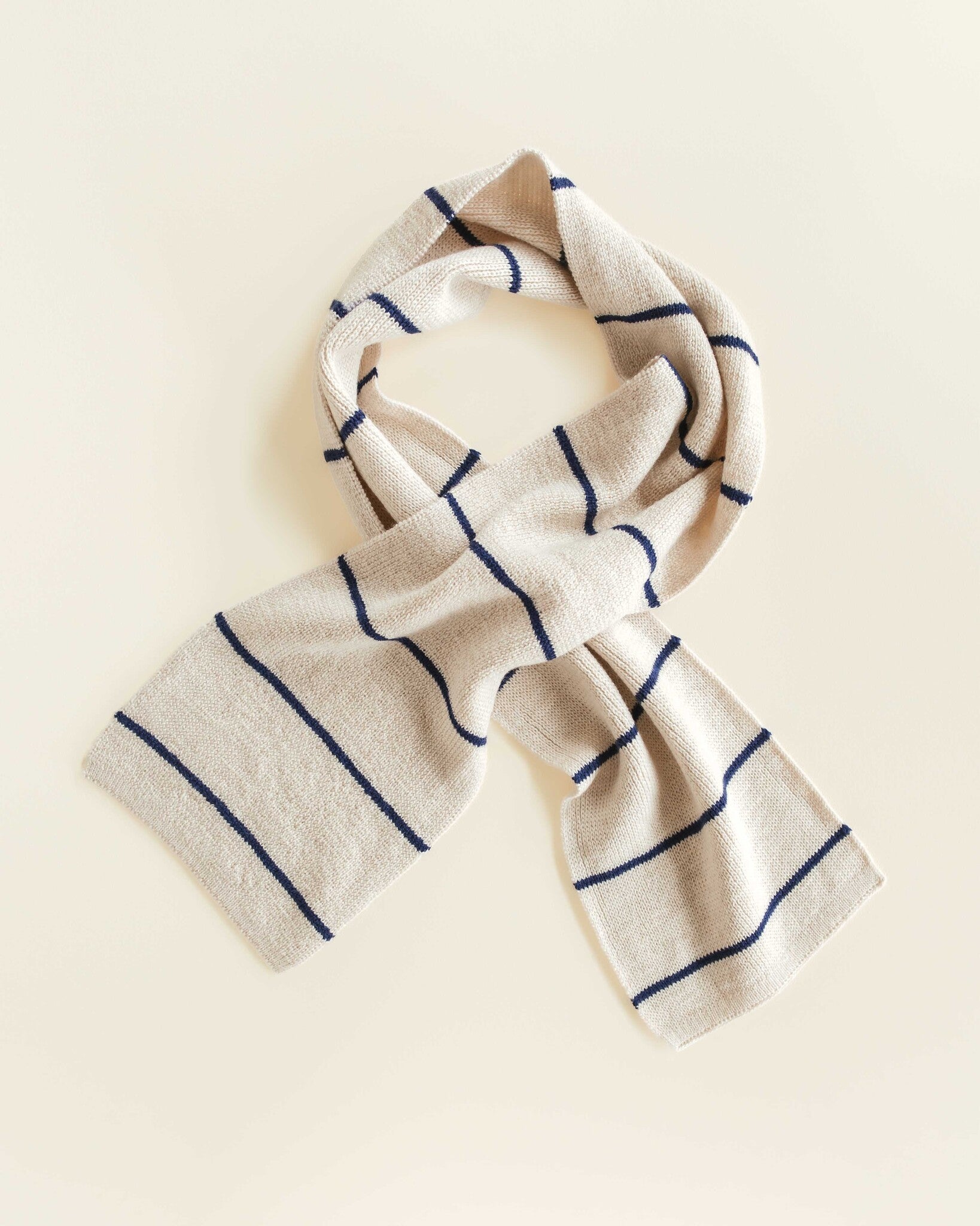 SCARF IGOR CREAM + BLUE 1