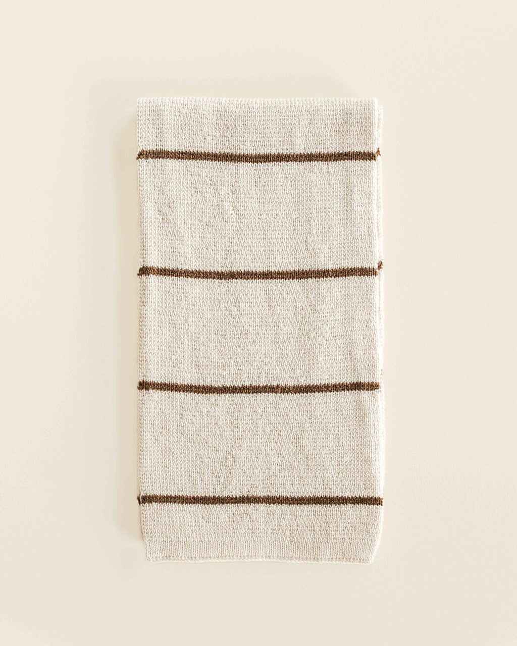 SCARF IGOR CREAM + MOCHA 2