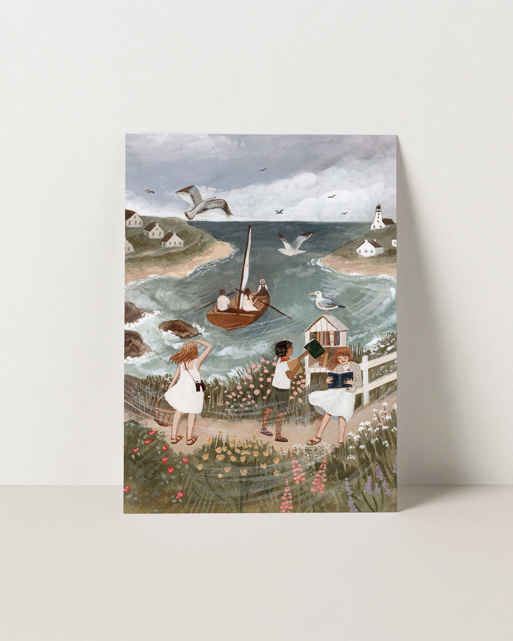 Seaside postcard enkel 1