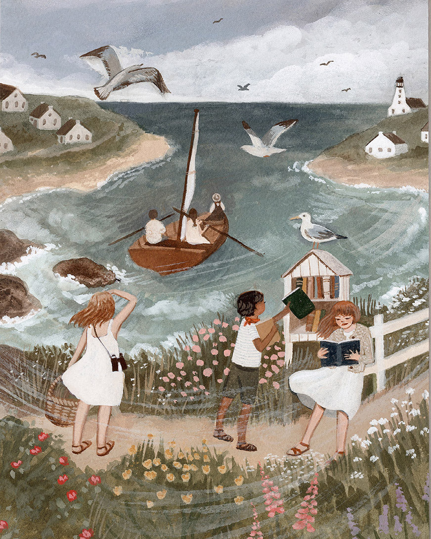 Seaside postcard enkel 2