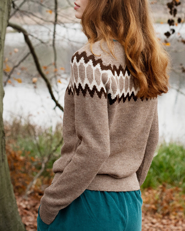 Serendi[ity trui dames alpaca W331-pebble