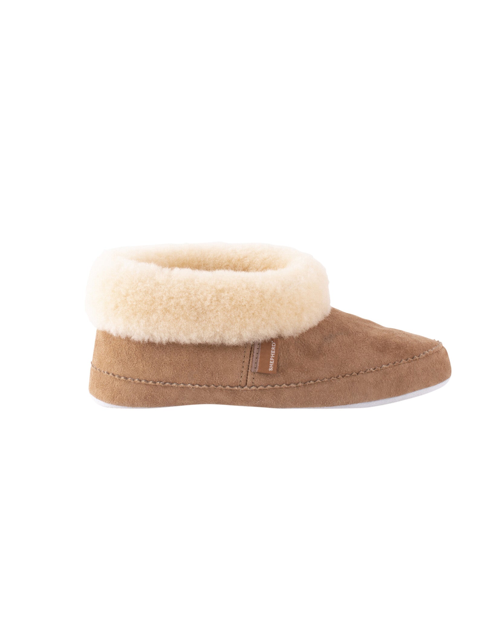 Shepherd Wollen damespantoffels Emmy - chestnut