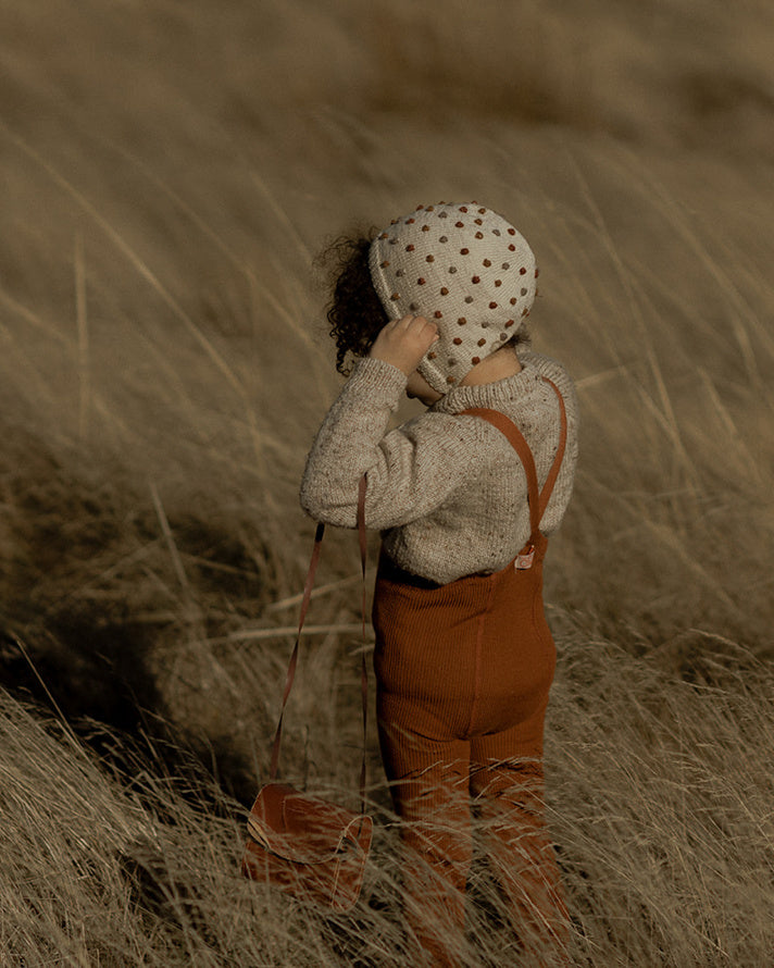 Silly Silas - Wooly tights zonder voetjes - ginger-2