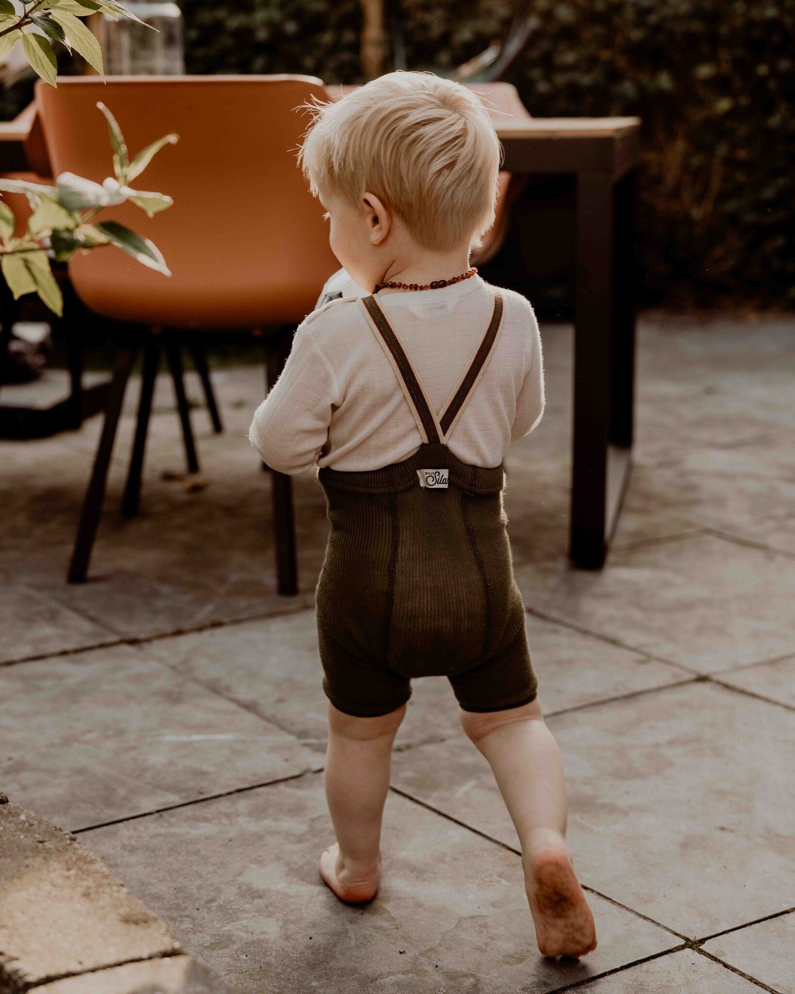 Silly silas shorty - olive striped @iniminifotografie