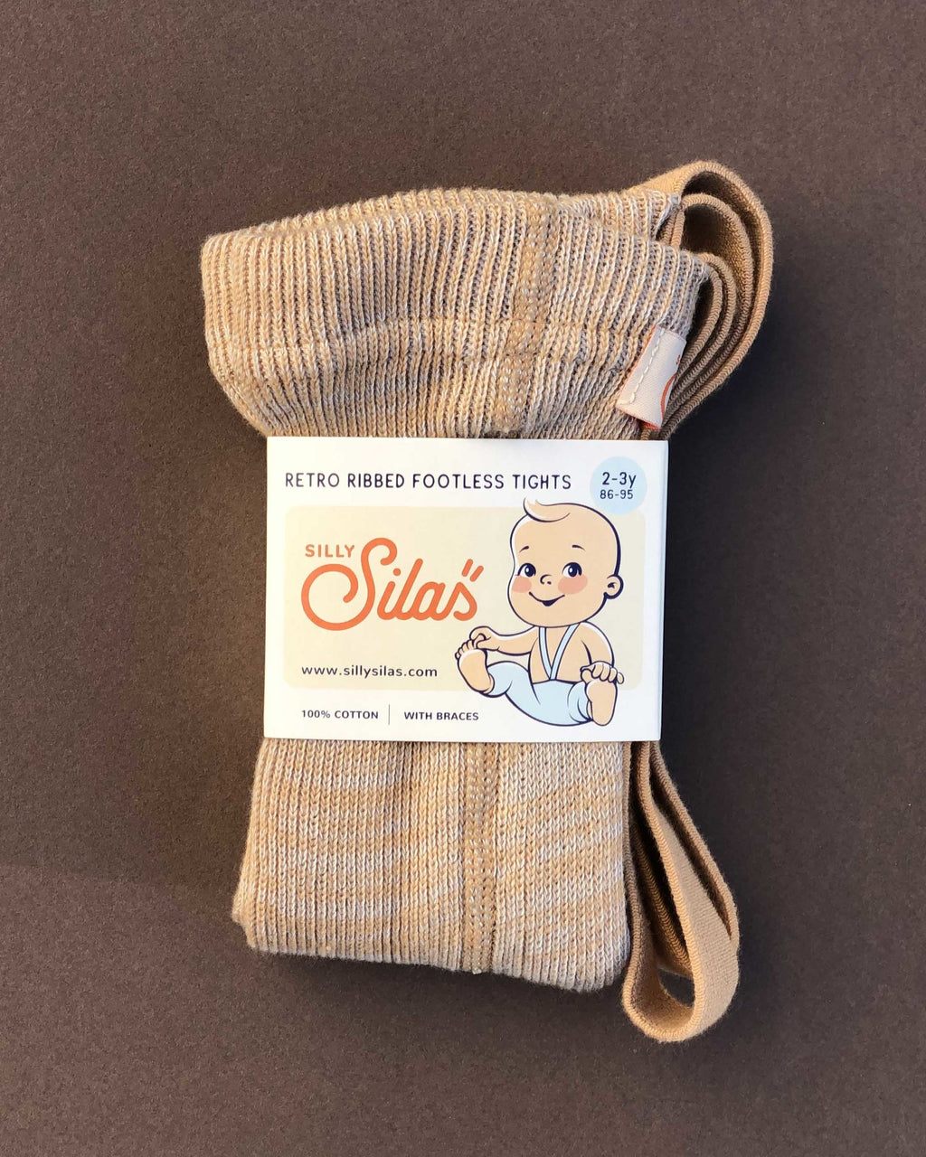 Silly Silas silverly brown baby leggings _2953