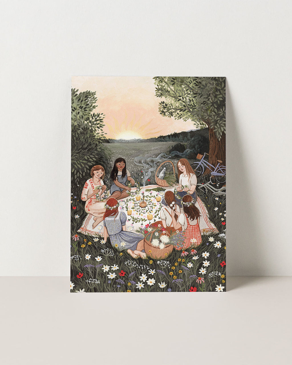 Summer Solstice postcard